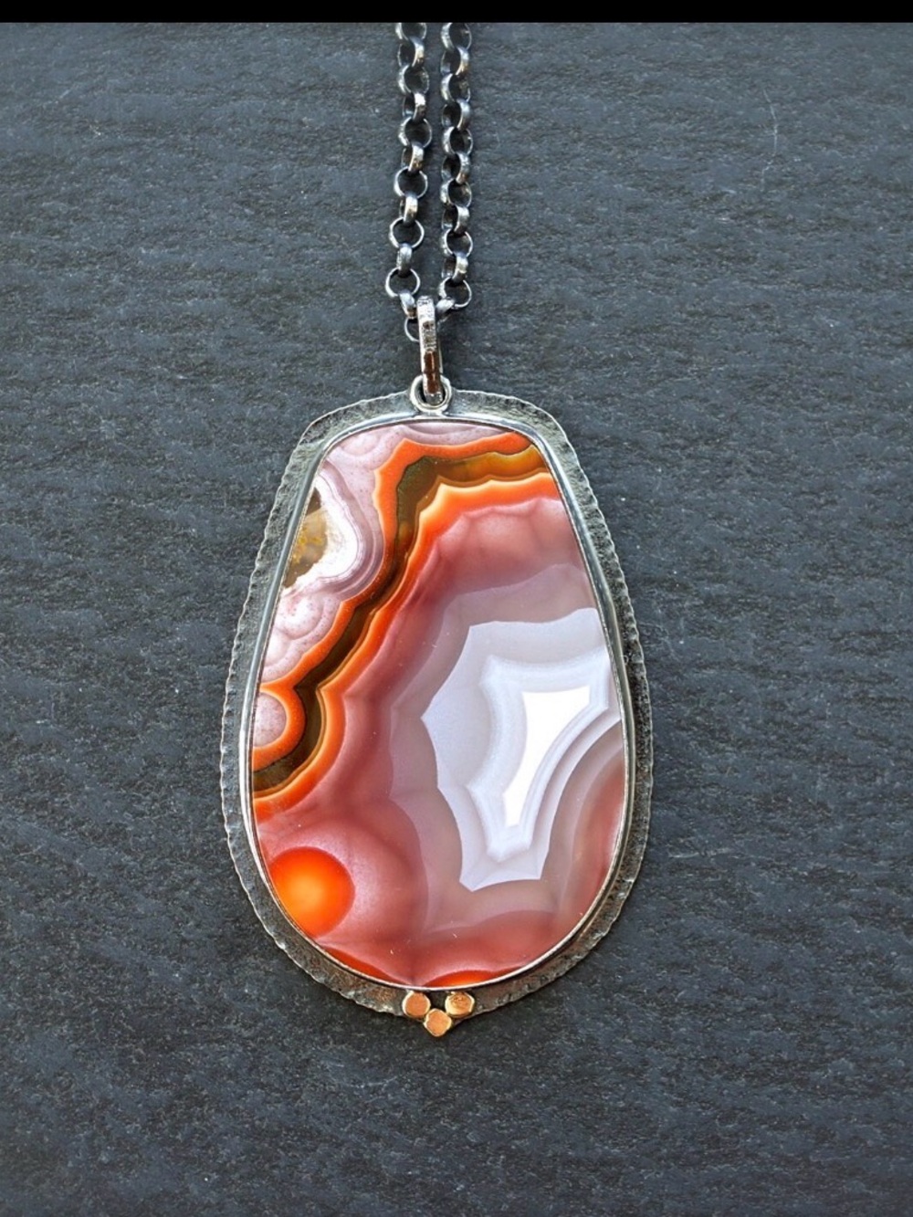 Agua Nueva Agate Pendant